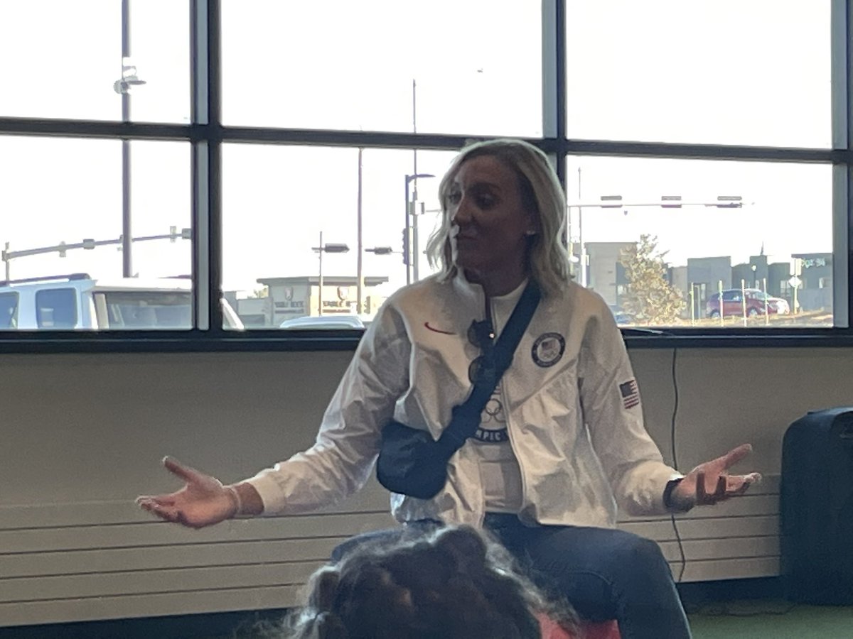 Thanks for sharing your story with local volleyball players and other athletes, <a href="/JordanLarson10/">Jordan Larson</a>!