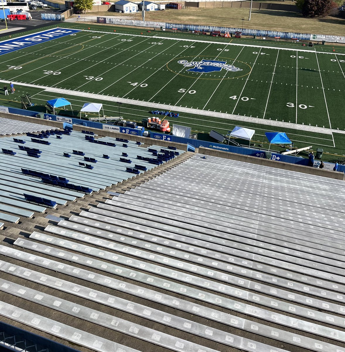 INDStateRex's tweet image. Getting ready for a great 2022 @indianastate Homecoming. See you at Memorial Stadium! Go Sycamores!