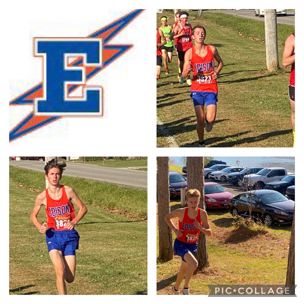 The Boys Cross Country team finished 3rd at Districts and will be moving on as a team to Regionals!
Jackson Michaelis - 5th - 17:22.2
Kellen McDonnell - 8th - 17:27
Everett Gfell - 18th - 18:15.8

#GoChargers