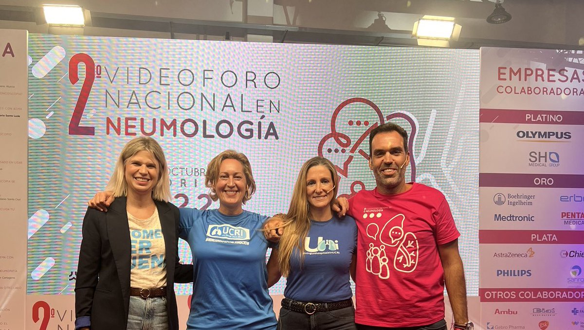 SheiliSarah's tweet photo. Un placer estar en #videoforo de #neumologia liderado por @jpallaresneumo !! Exitazo de Foro!!! Nos precedió el grandísimo Javier Flandes! Amigo y compañero de @Hospital_FJD
Presentamos #ningunhospitalsinucri con @o_mediano y @olgameca1 GENIALES AMBAS!!!
#SoyNeumoOrgullosa https://t.co/f5apMQiXuy