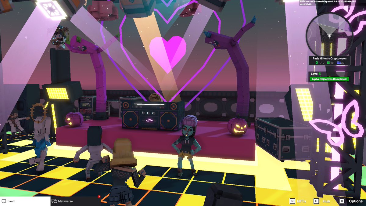 coin2mg's tweet photo. @TheSandboxGame I just participated in the Paris Hilton  #Cryptoween Event. Dancing in the Clock Tower check out my screenshot below!
🎃👇 https://t.co/N3j8Cyhx15
