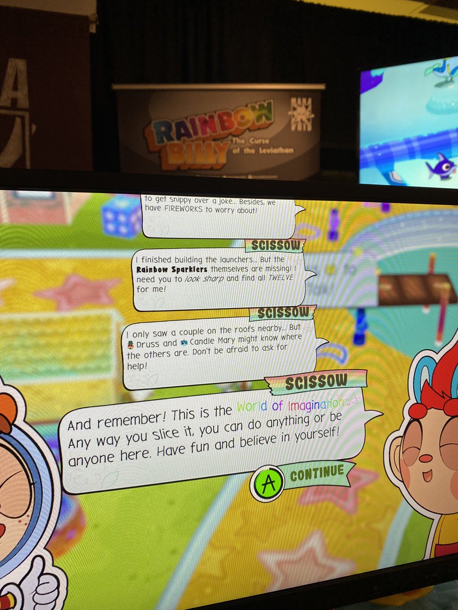 We really enjoyed diving into Rainbow Billy &amp; the world of imagination!!
<a href="/WeAreManaVoid/">ManaVoid Entertainment</a> 
 <a href="/skyboundgames/">Skybound Games</a>