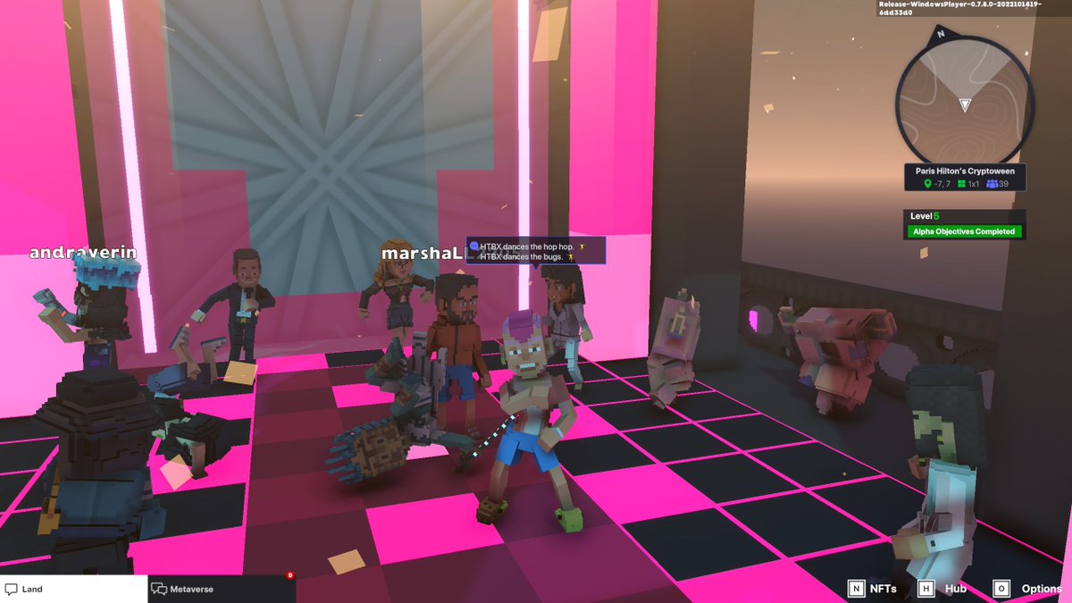 Fontmaster7370's tweet photo. @TheSandboxGame I just participated in the Paris Hilton  #Cryptoween Event. Dancing in the Clock Tower check out my screenshot below!
🎃👇 https://t.co/CeslYykaRZ