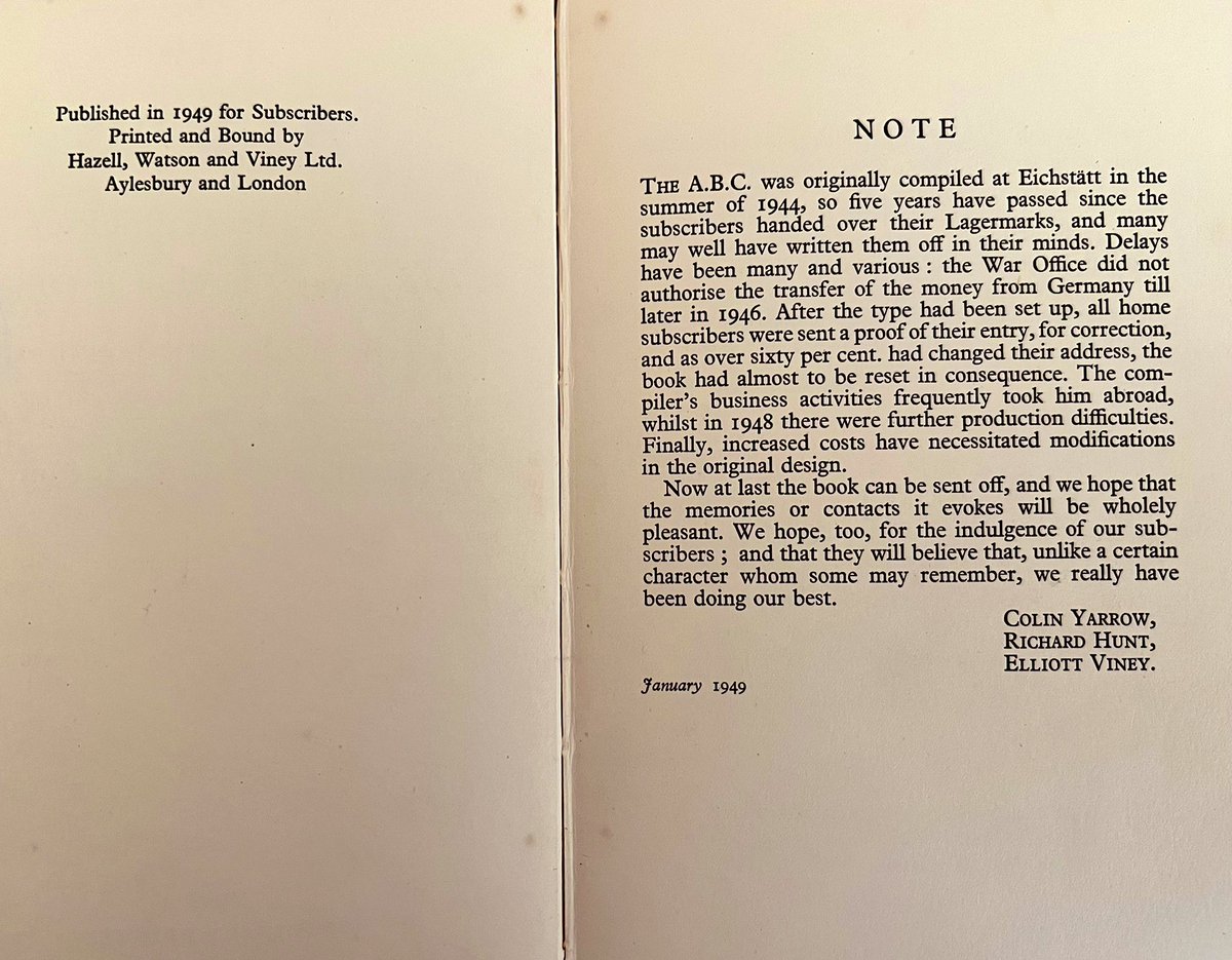 CatoCrane's tweet photo. #WW2 - Prisoners of #War at #Oflag Vl B at #Eichstatt, #Germany - Address Book Auction Soon at CatoCrane 5 Counties @mflibra @shrewsmorris @ILABRareBooks @MikeRoyden @WW2Facts @pow_64 @infomilitaria @MilitariaMag @CheshireLive @WW2HQ 
@WW2Photos @MilitaryTimes @AustraliaWW2 #War https://t.co/tQdN1PvMQo