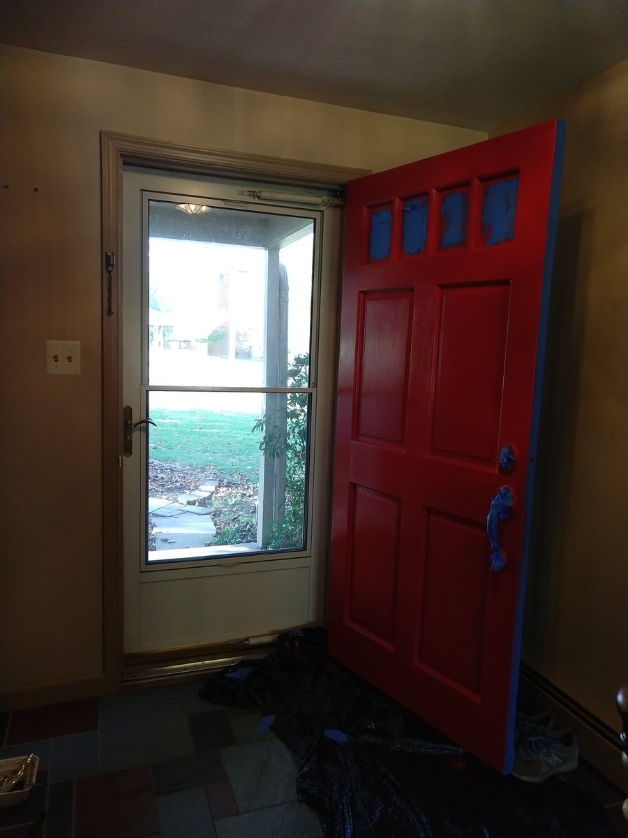 We bought a house! Step one has been painting and ripping out ugly carpets. I'm on the lookout for chandeliers next. House!!!