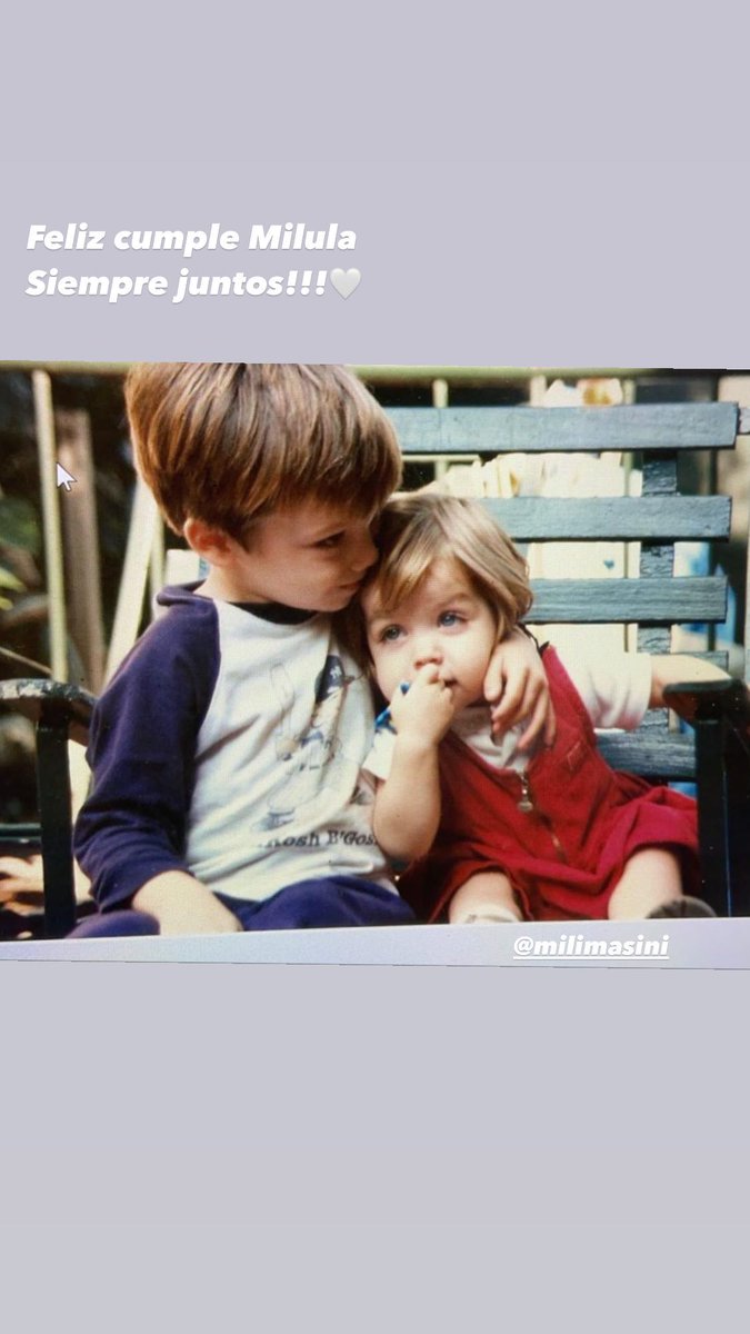 francomasinibr's tweet photo. TÃO FOFINHOS! 🥺🫶🏻 — Franco Masini  felicitando sua irmã Mili por seu aniversário via Instagram Stories. https://t.co/0gPrnpks9S