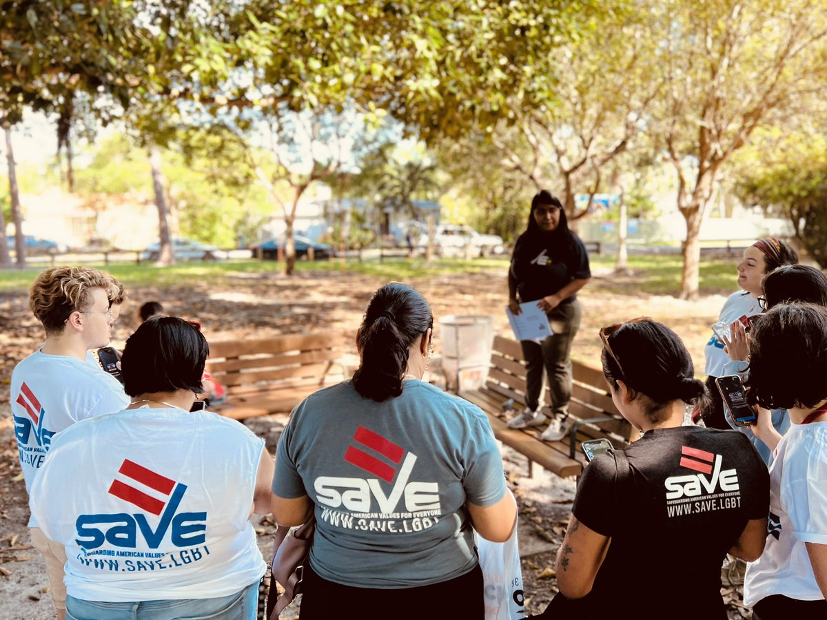 NikkiFried's tweet photo. Incredible morning to knock on doors for local champions like @Raquel_MiamiBch and @adam_benna!

Early voting starts Monday! Thank you to groups like @SAVELGBT that are putting the work in! https://t.co/aTtrgWuBY2