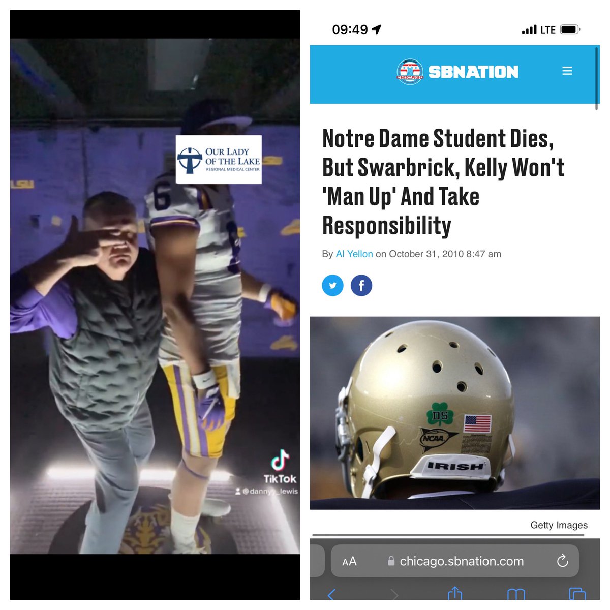 SirenLeftwich's tweet photo. TOP 2 SCUMMIEST PROGRAM IN THE COUNTRY AND THEY AINT 2, so it goes with out saying….WE WANT THAT ASS @LSUfootball  @SHAQ @RomaroMiller @LBradchaw @gloryginger @toosentjones @G_Bagwell1 @swrushing6 @wetfavre https://t.co/vn3j74zC3L