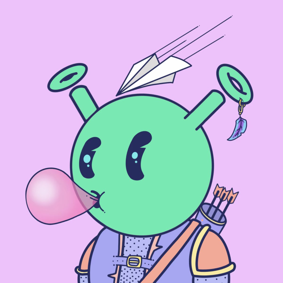 silenth0dler's tweet photo. Shoutout to @jpgPapiii for hooking me up with @quirkiesnft To respect jpgpapii (and feel at least a bit in the same league as him 😂), I picked up the Bubblegum Quirkie.

Instantly received a very warm welcome from the #Quirkies fam❤️Gonna dive deeper in the ecosystem.

LFGGG💪🚀 https://t.co/Cf88AKz7yL