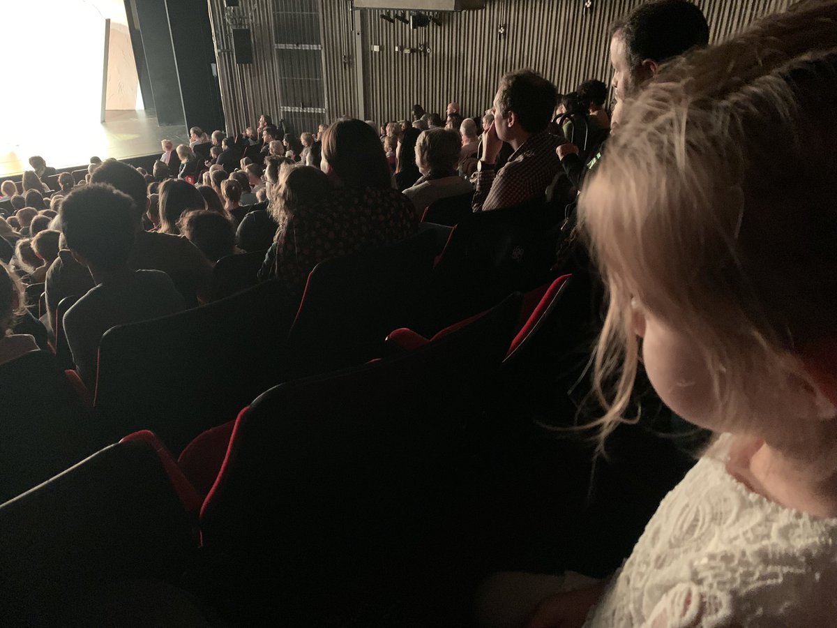 dave101x's tweet photo. @YvonneArnaud watching The Very Hungry Caterpillar this afternoon. I have never seen Chloe sit still for so long or be so completely engrossed by anything before! #magicoflivetheatre https://t.co/tq669fEMEJ