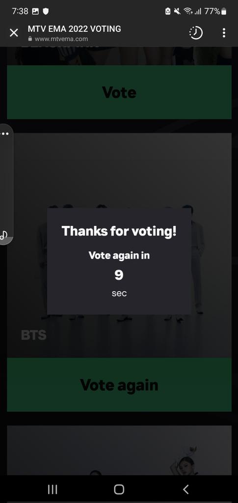 Minahil36735830's tweet photo. @btspkvoting #TeamMicDrop 

I'm voting for BTS (@BTS_twt) for Favorite Pop Duo or Group at the #AMAs https://t.co/wNcE8vkiBH
