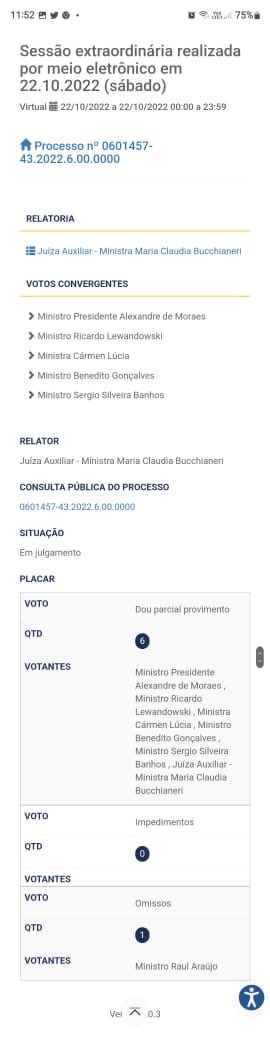 EXCLUSIVO! EM PRIMEIRA MÃO IS 6 VOTOS A FAVOR DE LULA TER OS DIREITOS DE RESPOSTAS! NO TSE FALTA SÓ DEFINIR SE O NÚMERO DE DIREITOS SERÁ DE 160 OU MENOS A PARTIR DE AMANHÃ!!! PEÇO SUAS OPINIÕES!!!