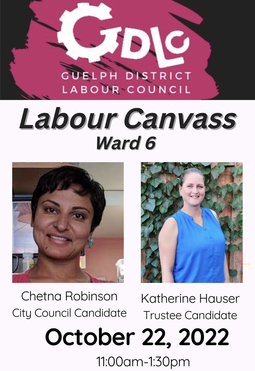 Keep an eye out for Chetna and I today, Ward 6!