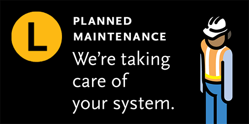 L LINE (GOLD): 10am-3pm, L Line (Gold) every 17 minutes due to maintenance. Trains share 1 track between Del Mar—Lake.
