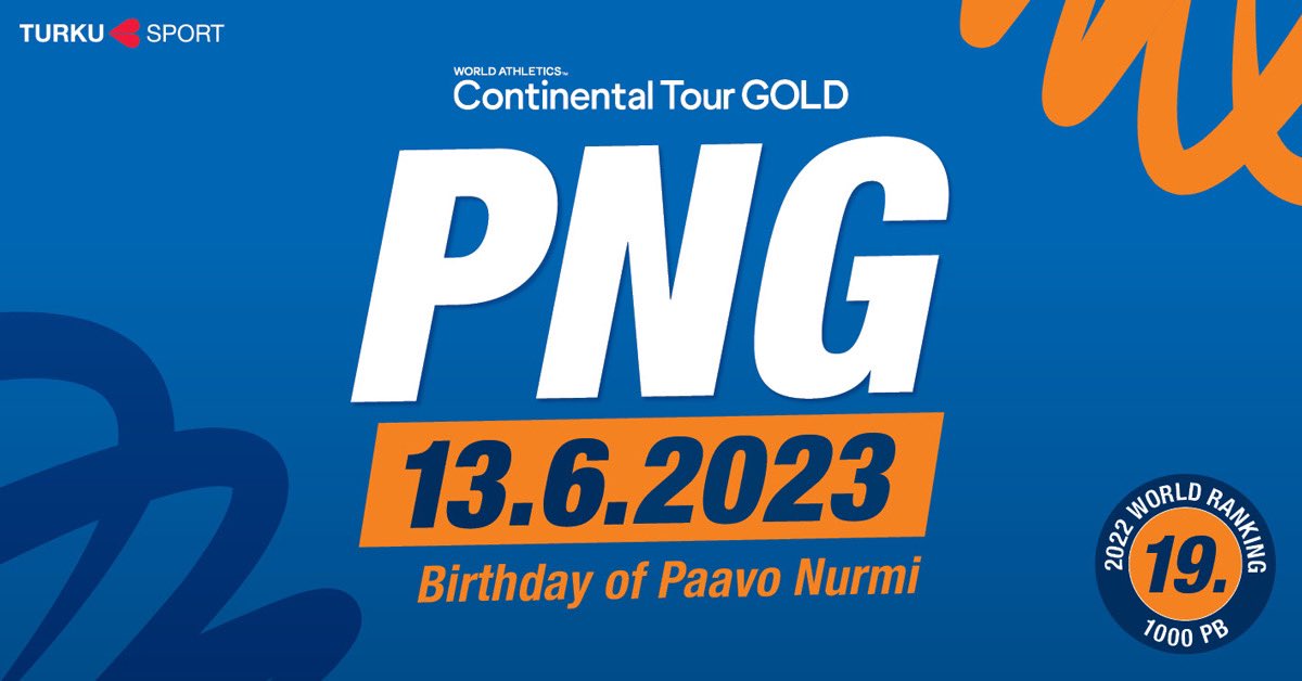 Vuonna 2023 PNG järjestetään Paavo Nurmen syntymäpäivänä tiistaina  13.6. jolloin tulee kuluneeksi 126 vuotta Paavo Nurmen syntymästä.

PNG 2022 sijoittui yhden päivän kilpailujen ranking-pisteissä sijalle 19, mikä on PNG:n ennätys oli 1000 kilpailun vertailussa.

#yleisurheilu