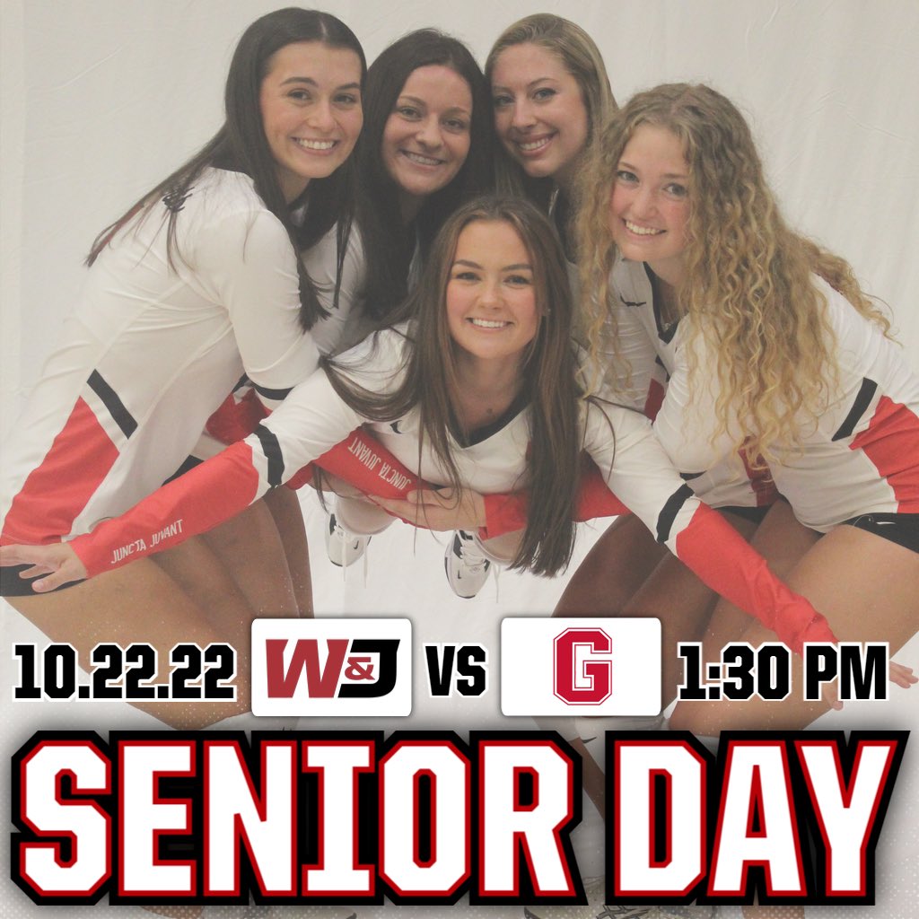 It’s SENIOR DAY for W&amp;J Volleyball!
📍 Washington, PA
🆚 Grove City College
🕜 1:30pm
📺 pacdigitalnetwork.com/presidents/?B=…
#prezpride