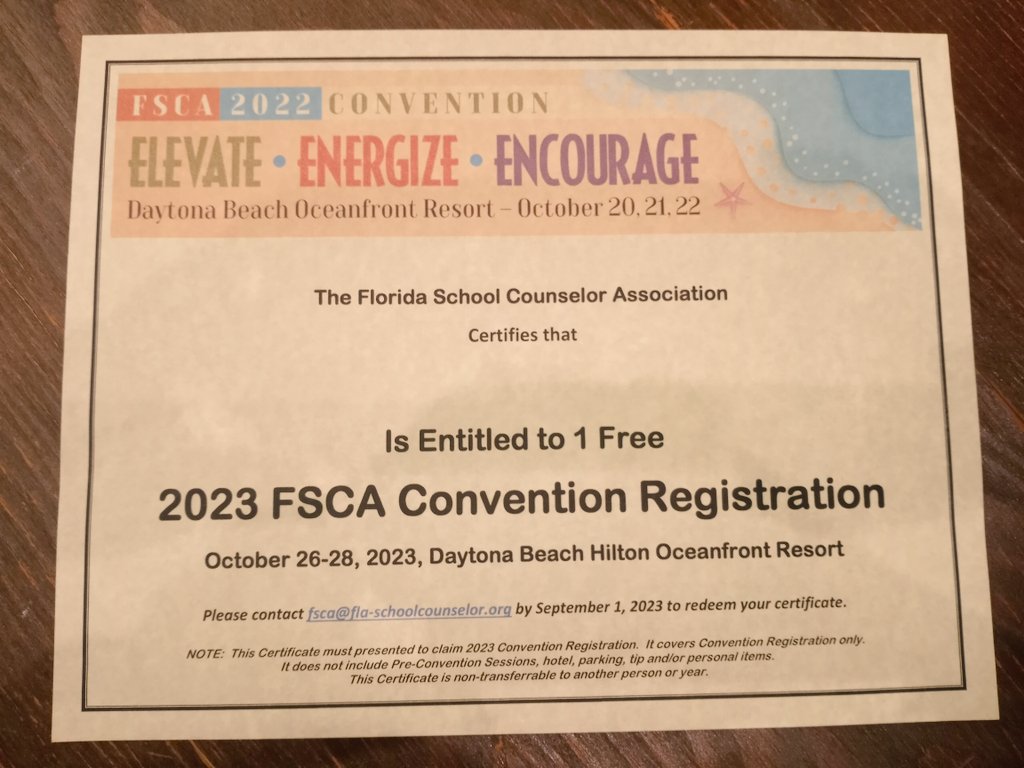 Flats_Tweets's tweet photo. It pays to stay until the end...thank you #FSCA22. I already cannot wait for next year. ❤️
Tags: @Hilton #DaytonaBeach 💪🌴🏖🎡☀️ @myFSCA @ASCAtweets @collierschools @SPEHAWKSNAPLES @fgcu @fgcu_coe https://t.co/WHPF1yWy87