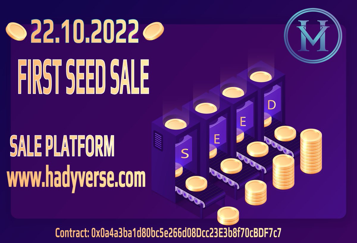 SEED SATIŞLARIMIZ BAŞLAMIŞTIR.

hadyverse.com/seed-sales

WEBSİTEMİZDEN ALIM YAPABİLİRSİNİZ.
#hadyverse #hvrtoken #alışveriş #shopping #metaverse #nft #vr #app #blockchaintechnology #cryptocurrency