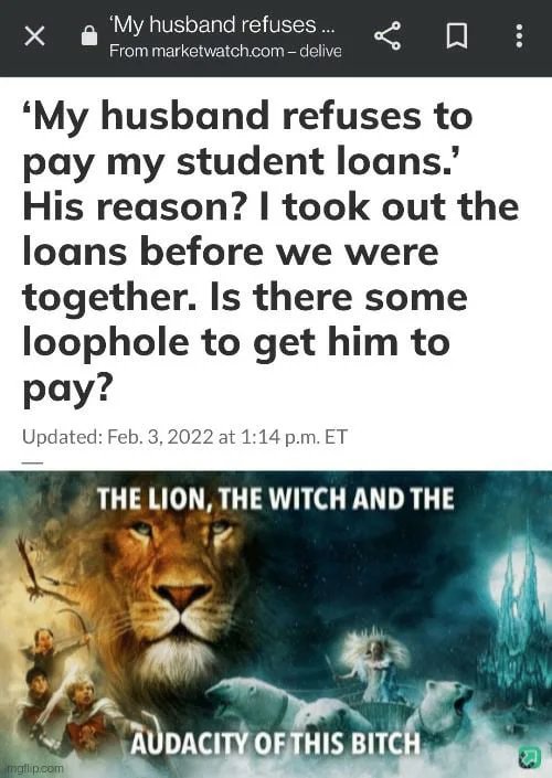 married with separate finances