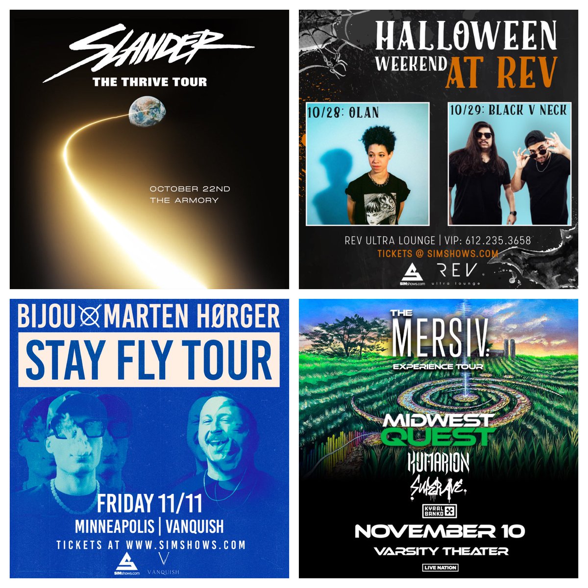 Last chance for SLANDER tickets!
One lucky winner gets a pair for the show tonight + pick one of the other shows on this flyer!

Qualify to win:
✅*like* &amp; RT 

Winner will be selected and notified around 5pm today 😀