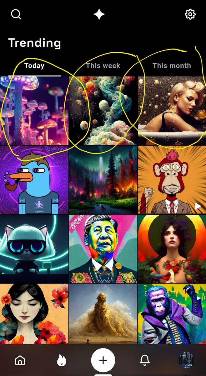 The_075DAO's tweet photo. Happy Saturday, The 075 with the Hat Trick on @Showtime_xyz @jpsychedelic999 , @dondsous, and @midcurved Congrats. #JPsychedelic #DonDSousa #Midcurved #The075 #075AI #Showtimexyz #AIArt #aiartists #AiNFT #nfthattrick https://t.co/c2yEYmFDfA