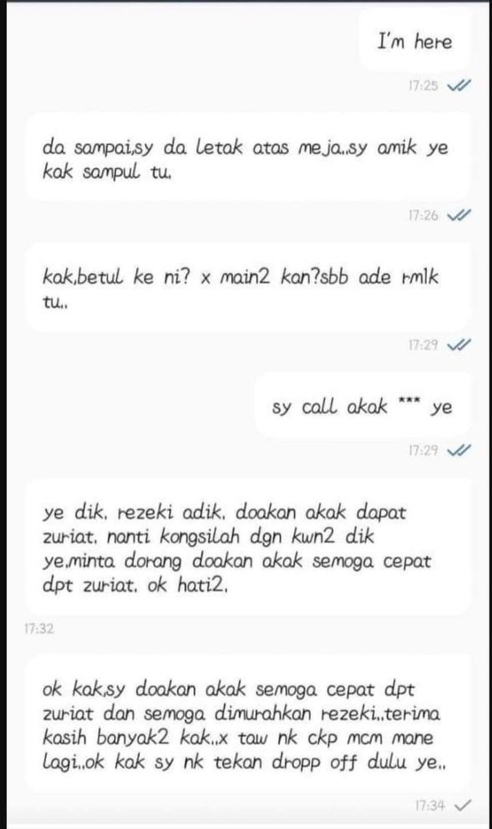 MySamudera's tweet image. Muhammad Faris, 28, memuat naik hantaran di Facebook (FB) mengenai kisahnya dpt sampul berisi wang RM1,000 drpd seorang pelanggan wanita.

“Sebagai penghantar makanan, memang ada pelanggan yg bermurah hati memberikan tip dan paling banyak pernah diterima ialah RM50, tapi saya..