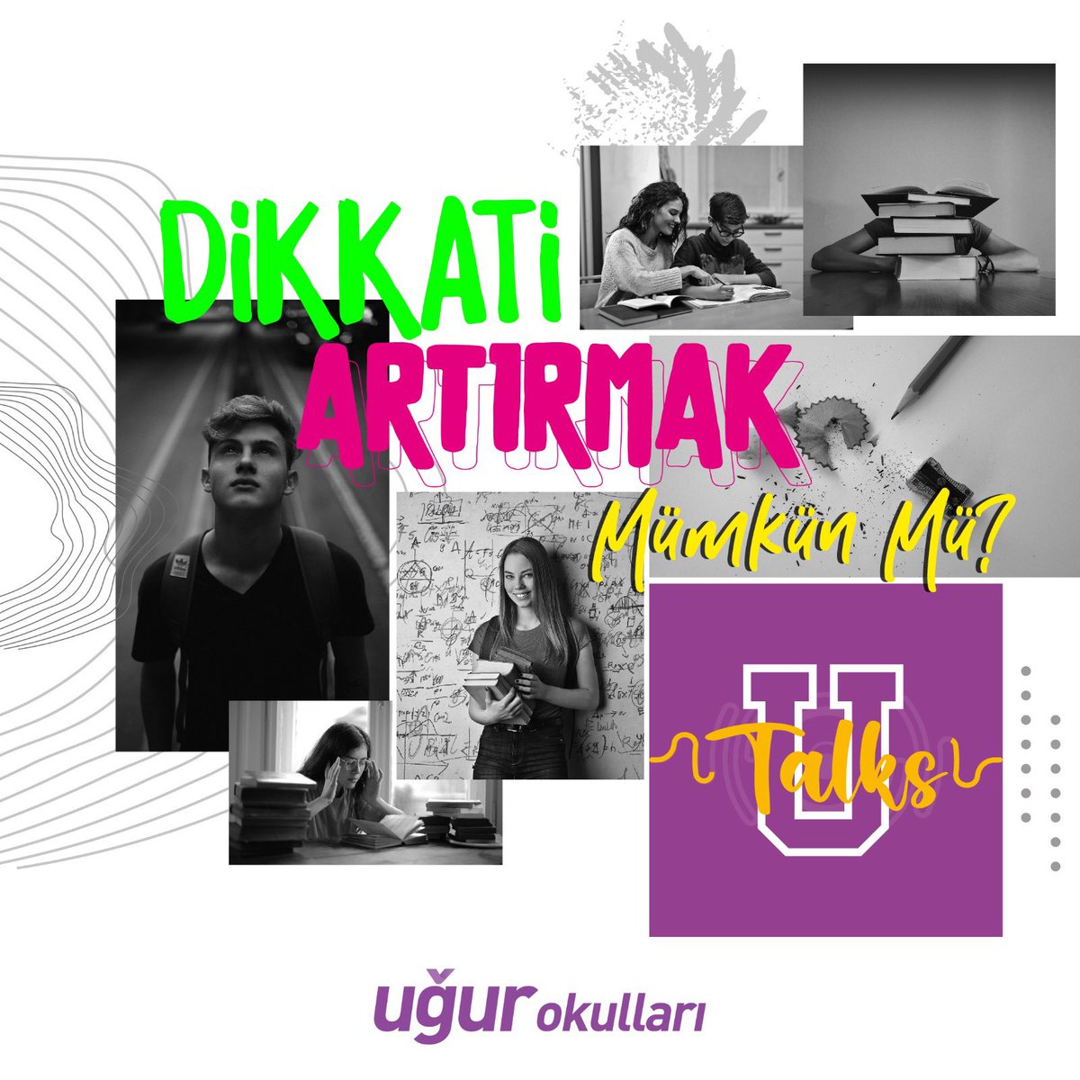 U-Talks tüm hızıyla devam ediyor! 🚀 

Ders çalışırken dikkat artırma yöntemlerini ve egzersizlerini anlattığımız #Podcast’imiz şimdi kanalda. 🎧 Dinlemek için hemen tıkla👇🏻

open.spotify.com/episode/3JH9C7… 

#UğurluOlmak