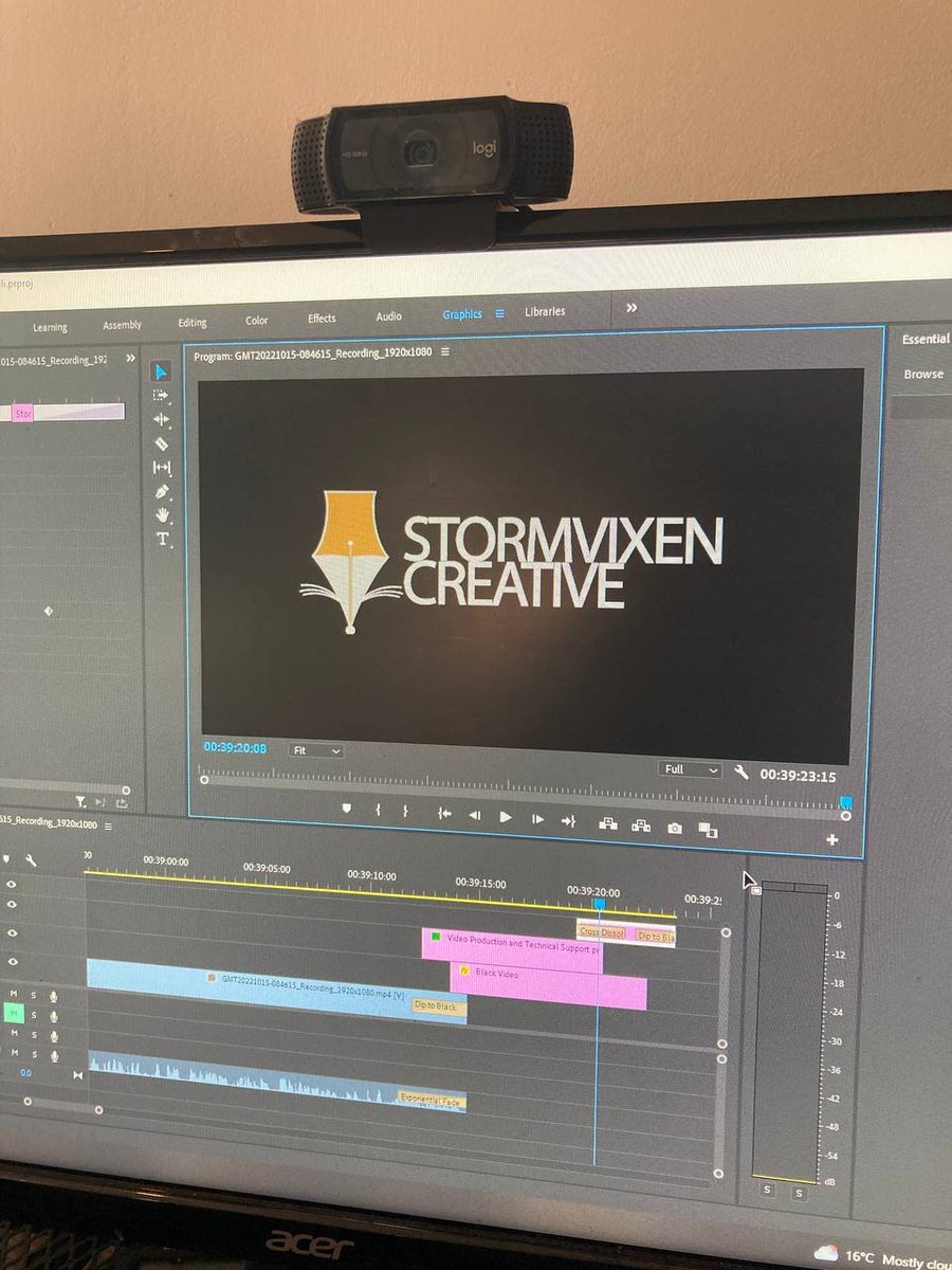 StormvixenCMC's tweet photo. Today I'm putting the finishing touches on some #videoediting for one of my lovely #clients!
It's a newer #skill for me - I'm used to working with #sound but I'm very much enjoying the #challenge  and look forwards to seeing how I can use my new skills to #help you! https://t.co/crM8IjXjo2