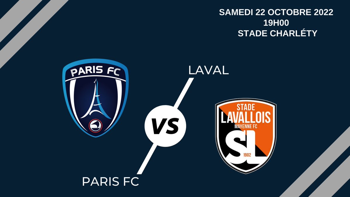 🚨 Ce soir venez assister au match du <a href="/ParisFC/">Paris FC</a> et <a href="/stadelavallois/">Stade Lavallois</a> 🚨

🗓 Samedi 22 octobre 2022 
🏟 Stade Charléty 
⏰ 17h30 (Ouverture des portes) 
🎟 billetterie.parisfc.fr