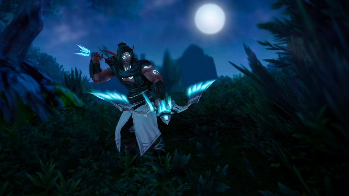 I'm half-dead and really busy but still somehow managed to make this one!

#moonpriest #nightelf #elune #warcraft #moon