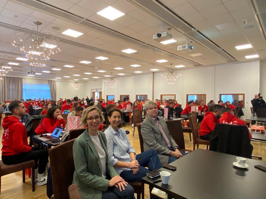 steinerbalkans's tweet photo. Great to have as last of 23 events of #AustrianWeek #TechfestAlbania with some 100 web developers participating in 24h #hackathon at @RognerT @_florianbauer @wko_aw @ElvaMargariti @tiranaeyc @RaiffeisenShqi https://t.co/RrKe69vCuo