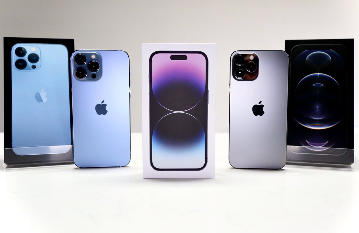 MavTech4's tweet photo. Yep the collection is still growing.

 #iphone14pro #iphone #Apple #tech #iphone12promax #iPhone13ProMax https://t.co/4snK0HpqL5