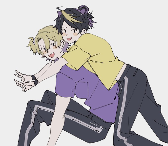 #Lucashu距離感べったり 