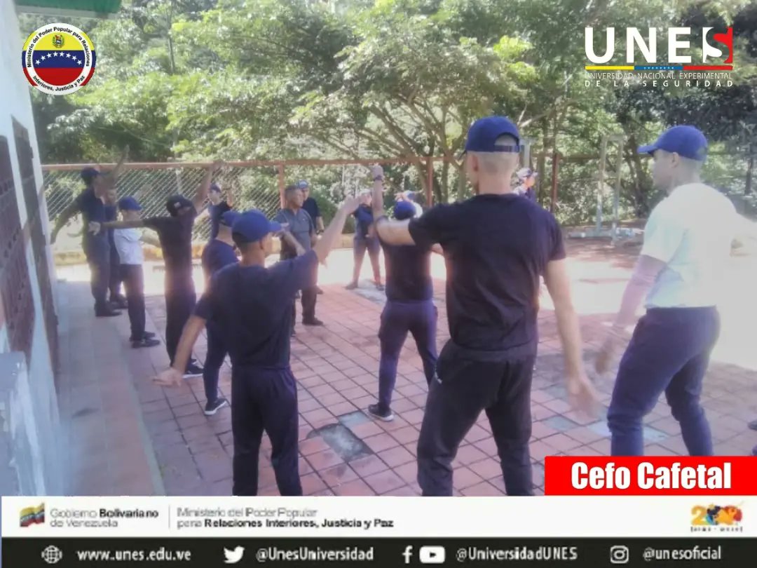 #VenezuelaEnAmorYPaz 🇻🇪 Se impartió la Unidad Curricular Educación Física y Deporte, PNF Básico Bomberil II- 2022 en Ciencias del Fuego y Seguridad Contra Incendios, Trayecto 2022, por parte del Docente: Tcnel. Jesús  Fernández.
<a href="/lacamer/">GRAL LARRY CARRERA</a> 
@DttoUnes1 
@zavarse_fabio
