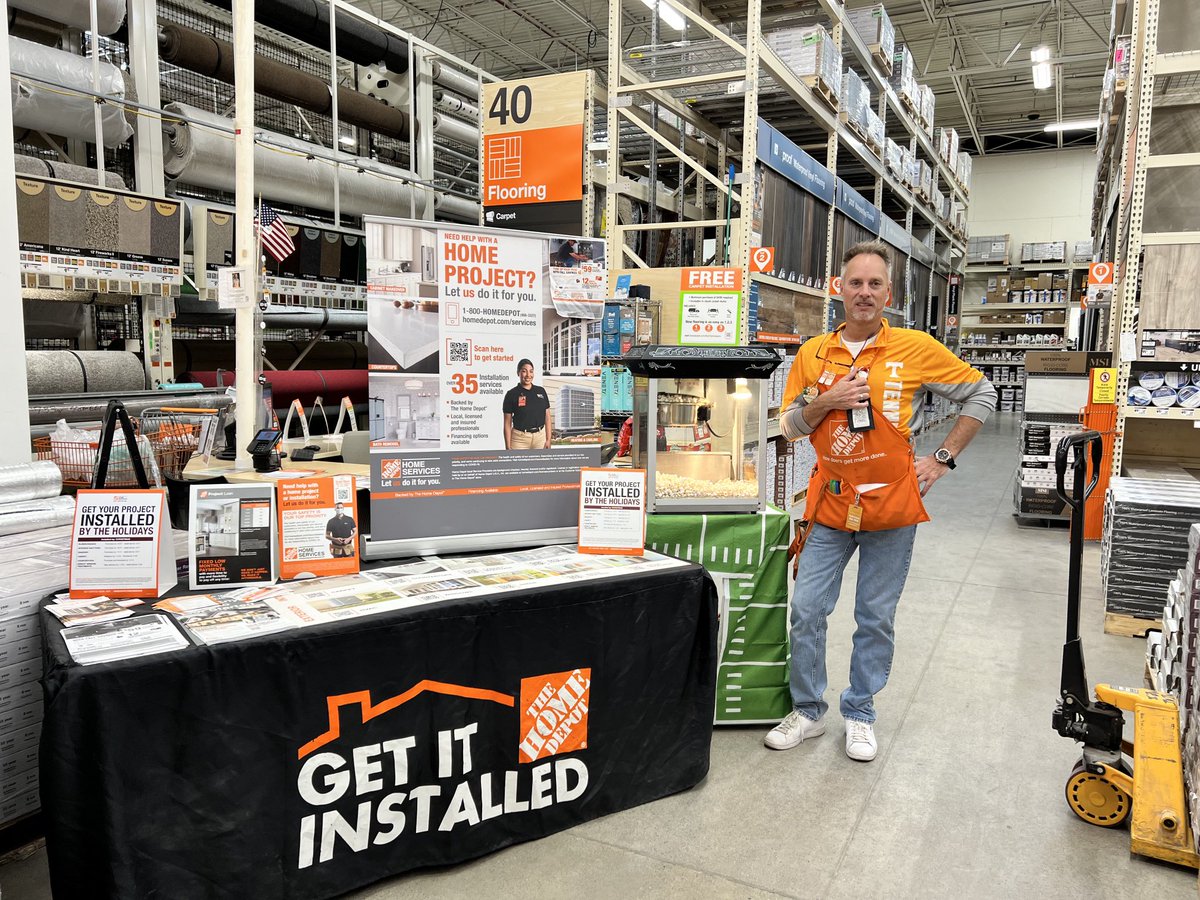 Debbie Donnelly (@dld780) on Twitter photo If you need new flooring for the holidays come see Bobby at Home Depot on Schaad Rd. He can help you with all your install needs and financing with a Home Depot Credit Card. <a href="/HouseholderTom/">Tom Householder</a> <a href="/joshfelkerTHD/">Josh Felker</a> If you need new flooring for the holidays come see Bobby at Home Depot on Schaad Rd. He can help you with all your install needs and financing with a Home Depot Credit Card. <a href="/HouseholderTom/">Tom Householder</a> <a href="/joshfelkerTHD/">Josh Felker</a>