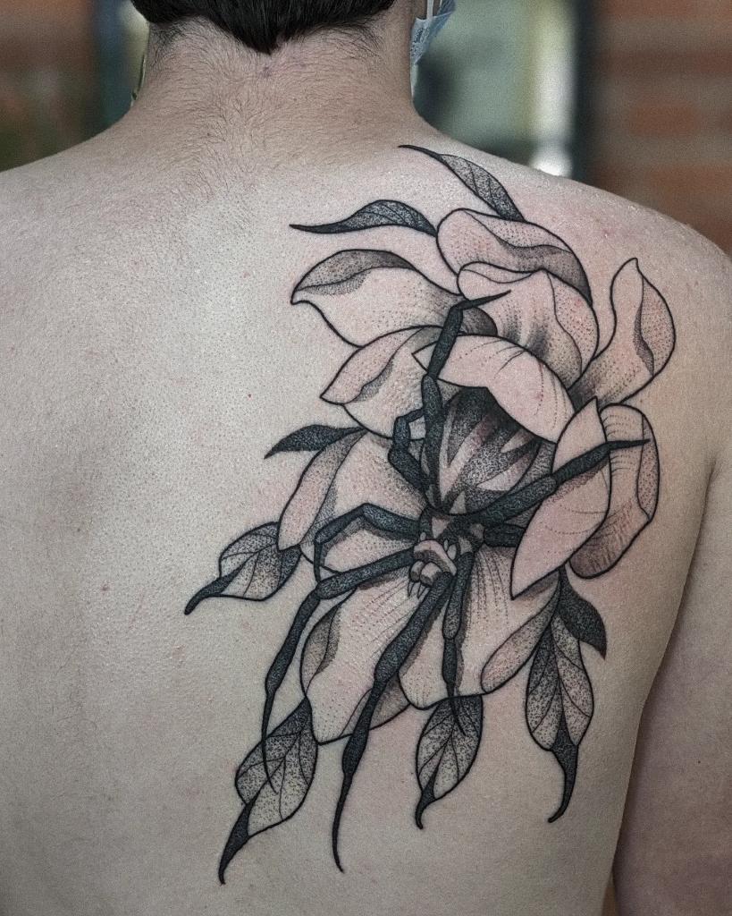 Creepshowtattoo's tweet photo. #wilmingtontattoo #delawaretattoo #phillytattoo #blackwork #blackworktattoo #blkttt #btattoo #btattooing #blktattoo #wilmington #delaware #philly #blackworker #tttism #dotwork #dotworktattoo #dotworkers #stippletattoo #stippleshade #spider #spidertattoo #magnolia https://t.co/1vhAmpnLCK