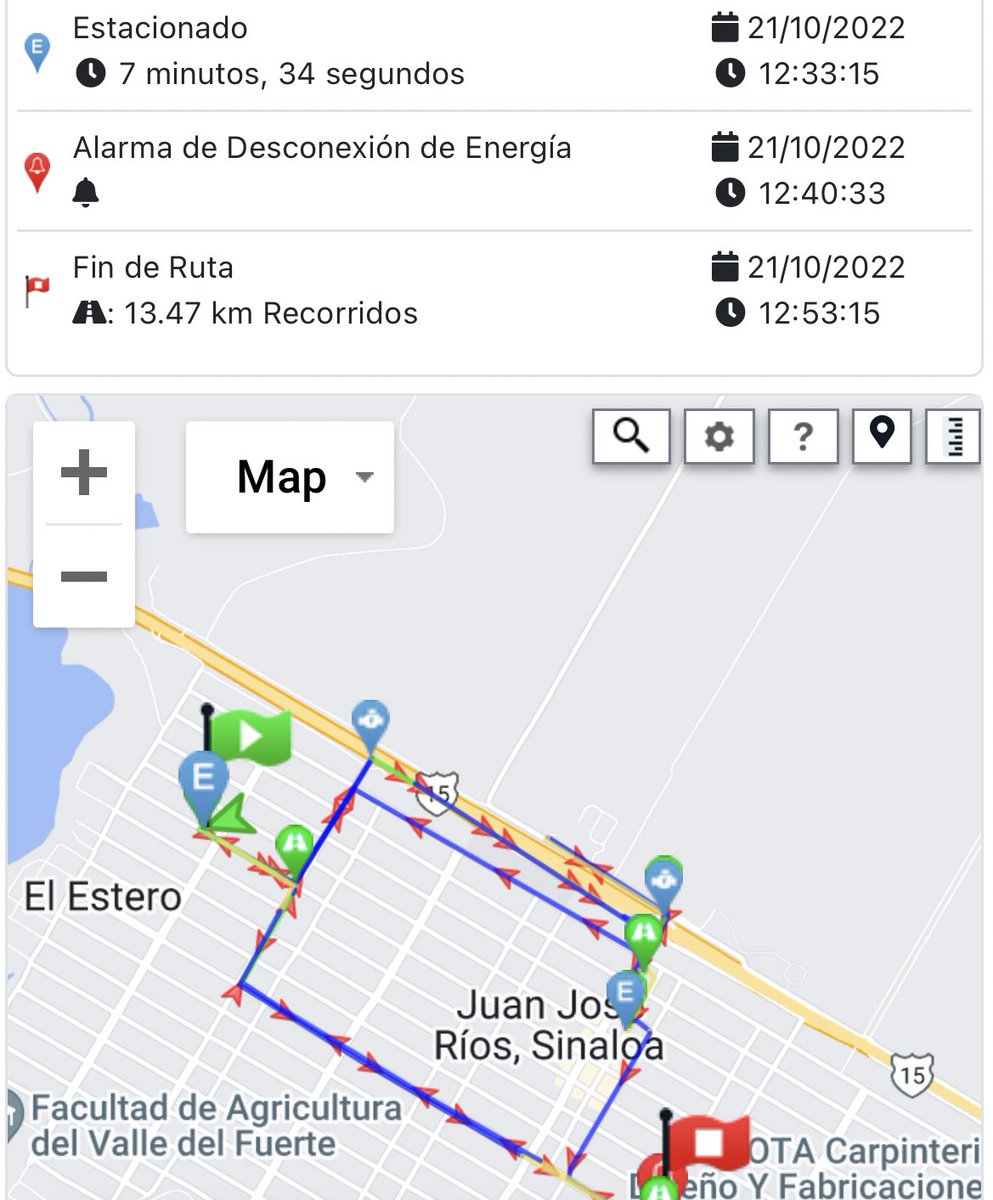 JackiiieUb's tweet photo. La mejor plataforma de rastreo satelital en tiempo real para sus vehículos👌🏼 @mextic ❤️
Excelente servicio ⭐️⭐️⭐️⭐️⭐️
#RastreoSatelital
#MonitoreodeTemperatura
#ControlDeCombustible
#GPS https://t.co/3cqT51jozJ