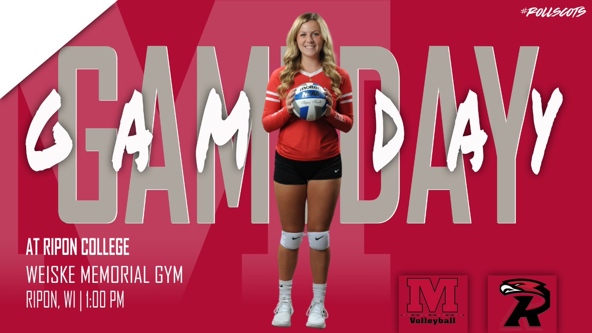 MCFightingScots's tweet photo. Today is the final MWC game for @ScotsVball as they play in Wisconsin against Ripon. #RollScots

📍Ripon, WI
🏟️ Weiske Gym
🆚 Ripon Redhawks
⏰ 1pm
📺 https://t.co/X8JJZP3AVv
📊 https://t.co/Xy5c4iKvGa
🗞️ @MonmouthGameday https://t.co/iRfTQMbKhE