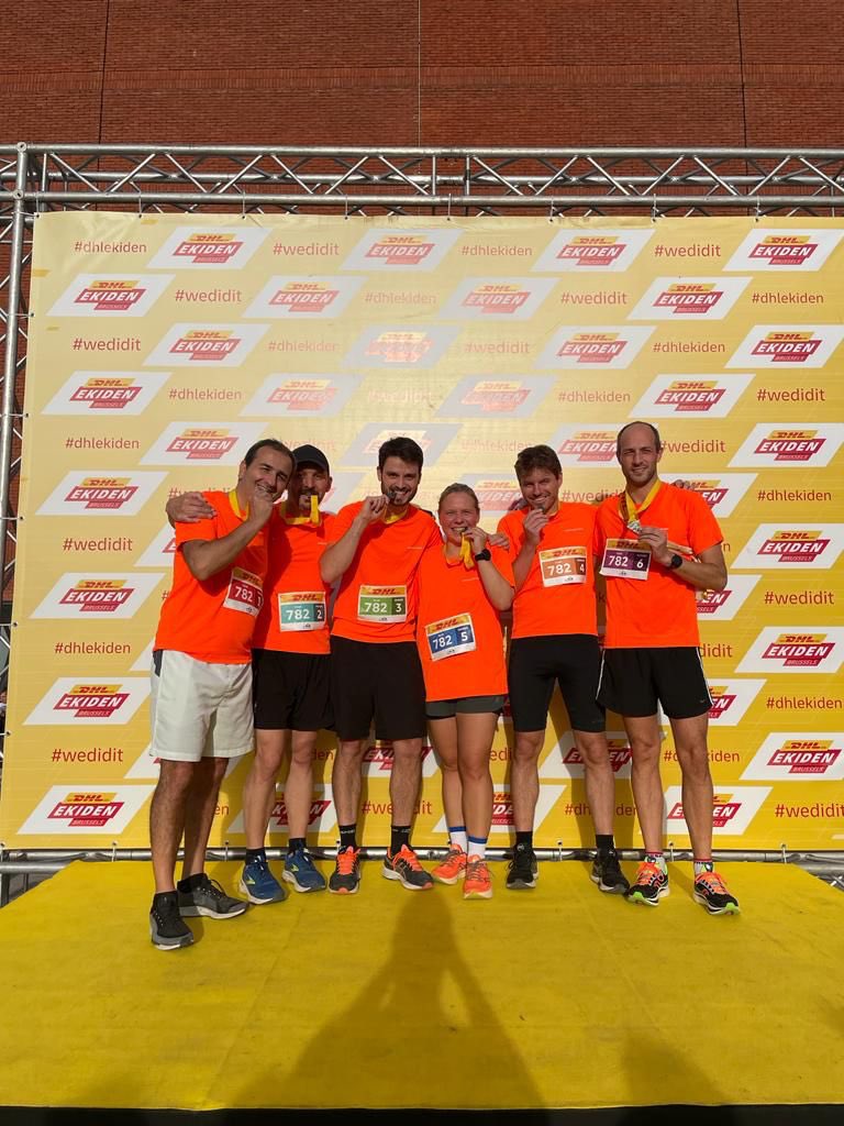 ChristophidouEU's tweet photo. #DGEAC team 
not only works for sport, not only loves #sport, 
it is also excellent at it !

👏👏👏 👏👏👏
Bravo to our super strong, powerful, determined, team-players, amazing colleagues 
💃🏽🕺🏽🕺🏽🕺🏽🕺🏽🕺🏽

You make us so proud 🙏

#DHLEkiden
#BeActive
#HealthyLifestyleForAll https://t.co/x5tdct0MEA