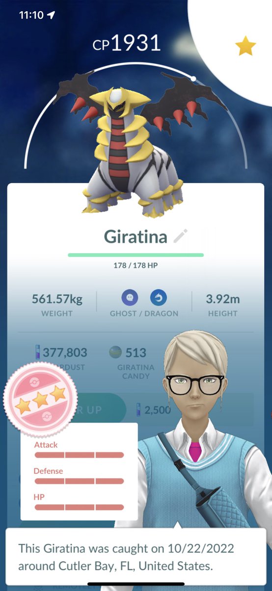 Misipeka619_'s tweet image. Now have a hundo for both forms. 💪🏻#legendaryHundo #pokemonGoApp