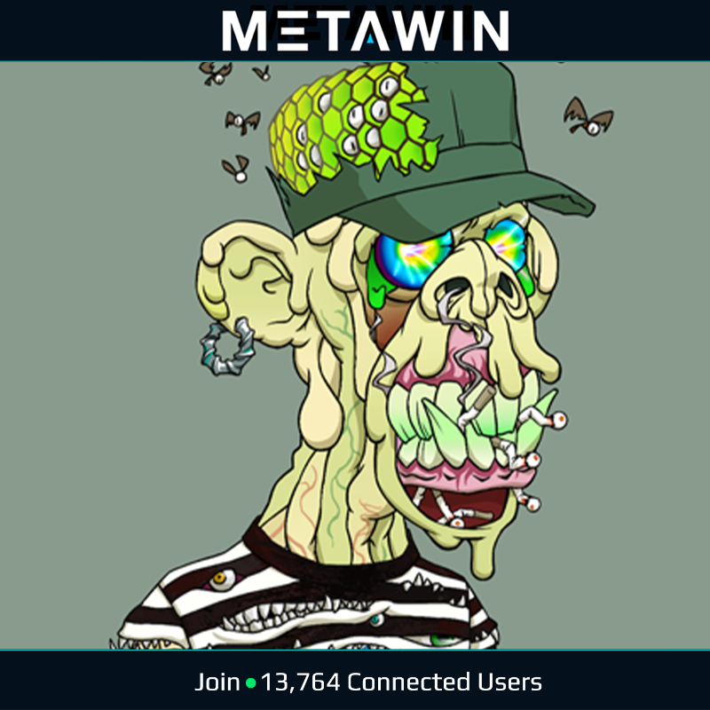 MetaWin's tweet photo. Our sick new 20Eth hypnotized M2 Mutant is up for grabs.. Click to enter at  
https://t.co/9vZSwxAaPM