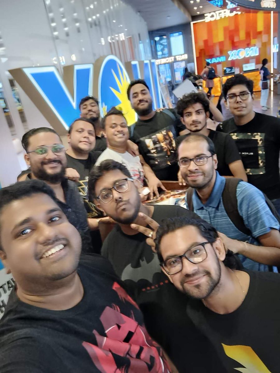 _DCCB's tweet photo. As promised, Today We had organized a special #BlackAdamMovie Fan screening event At Inox Cinemas, South City Kolkata.

We are thankful to each &amp; everyone for making this event A grand success 🙌  without your immense support &amp; cooperation this wouldn't have been possible 💜🙏 https://t.co/GhNkJK4dDf