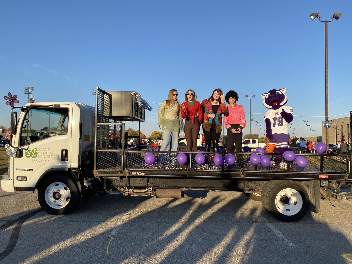 Thank you to Plant Studio Landscaping for loan me the truck so my friends and I could be in the homecoming parade.