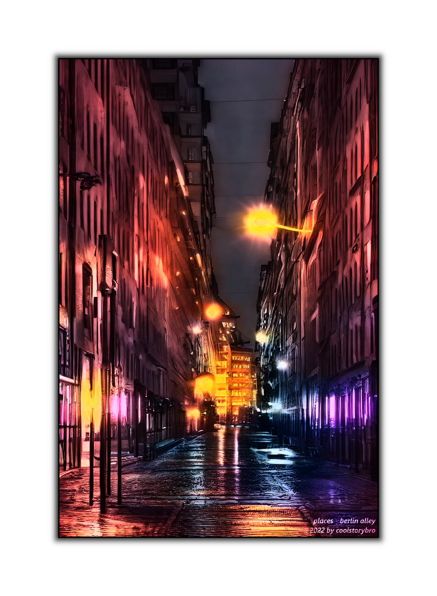 brostorycool1's tweet image. FINAL CALL: Less than 3 hours remaining, Can I get another bid? ❤️ #tezos 

Currently ON AUCTION:
𝐩𝐥𝐚𝐜𝐞𝐬 - 𝐛𝐞𝐫𝐥𝐢𝐧 𝐚𝐥𝐥𝐞𝐲

1/1 #nft
aigenerated | postprocessed | framed
2800 x 3824px | 8.89mb | png

objkt.com/auction/e/9mZG…