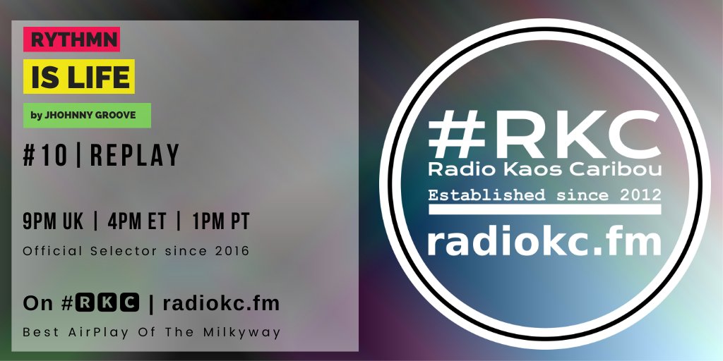 #๐ฅ๐๐ (@radiokc) on Twitter photo TODAY
๐9PM UKโช4PM ETโช1PM PT
RYTHMN IS LIFE #10 #REPLAY
by <a href="/jhonny_groove/">JHONNY GROOVE</a>
โฌ๏ธDetailsโฌ๏ธ
๐ fb.com/RadioKC
๐ป #๐๐
บ๐
ฒ featuring
<a href="/nvdesmusic/">NVDES</a> โ <a href="/dabeull/">Dabeull</a> โ Disco Chillio x <a href="/JamesRod84/">JamesRod</a> โ <a href="/jaqueslenoir/">Jaques Le Noir</a> โ <a href="/freudenthalfeed/">Freudenthal Of Pardon Moi</a> x Damon Jee โ <a href="/TheClaudioFiore/">Claudio Fiore Official ๐</a>
.../... TODAY
๐9PM UKโช4PM ETโช1PM PT
RYTHMN IS LIFE #10 #REPLAY
by <a href="/jhonny_groove/">JHONNY GROOVE</a>
โฌ๏ธDetailsโฌ๏ธ
๐ fb.com/RadioKC
๐ป #๐๐
บ๐
ฒ featuring
<a href="/nvdesmusic/">NVDES</a> โ <a href="/dabeull/">Dabeull</a> โ Disco Chillio x <a href="/JamesRod84/">JamesRod</a> โ <a href="/jaqueslenoir/">Jaques Le Noir</a> โ <a href="/freudenthalfeed/">Freudenthal Of Pardon Moi</a> x Damon Jee โ <a href="/TheClaudioFiore/">Claudio Fiore Official ๐</a>
.../...