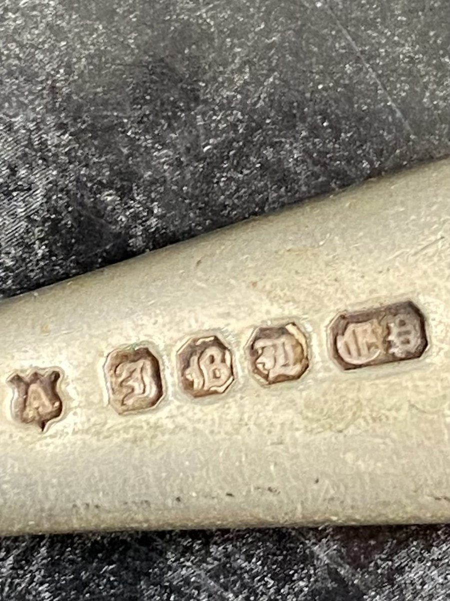 PRFCVET's tweet photo. I have an old spoon with these marking on it can anyone tell me anything about the hall marks ? https://t.co/d05y4wauKC