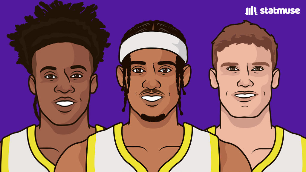 statmuse's tweet image. The Utah Jazz since trading Gobert and Mitchell:

— Undefeated
— 1st in total points
— 3rd best offensive rating
— 1st in 3-pointers
— 3rd in 3P%

While sitting on 15 first round picks.