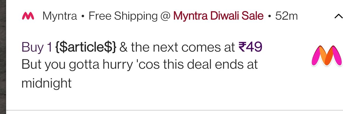 Looks like <a href="/myntra/">Myntra</a> team is under pressure today, doing R&amp;D on production.