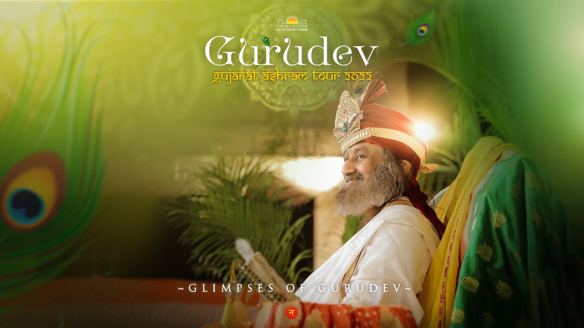 We_Tattvamasi's tweet photo. 𝐆𝐥𝐢𝐦𝐩𝐬𝐞𝐬 𝐨𝐟 𝐆𝐮𝐫𝐮𝐝𝐞𝐯 𝐚𝐭 𝐆𝐮𝐣𝐚𝐫𝐚𝐭 𝐚𝐬𝐡𝐫𝐚𝐦 𝐭𝐨𝐮𝐫 𝟐𝟎𝟐𝟐
#gurudevtour2022
#gujaratashram
@SriSri
#Gurudev #SriSriRavishankar #Artofliving #ArtbyTattvamasi #Love #MasterofLove
1/2 https://t.co/3Jw3B153oD