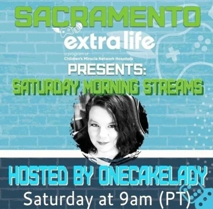 SacExtraLife's tweet photo. Join @OneCakeLady at 9am(PT) for a spooky morning with Obsideo. Cake is gaming to raise funds for @CMNatUCDavis - come by and say hi!
https://t.co/vrx13rxAzb
#EXTRALIFE #changekidshealth #obsideo #TwitchAffliate https://t.co/xQgWdevPKu